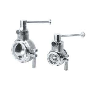 powder butterfly valve