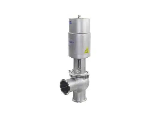 pneumatic reversing globe valve with valve position regulator - alldismo co.,ltd.