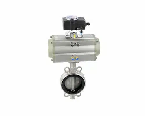 wafer butterfly valve with pneumatic actuator - alldismo co.,ltd.