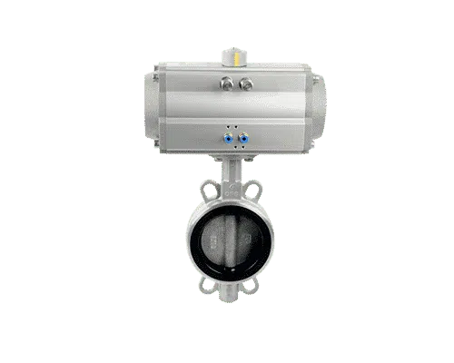 wafer butterfly valve with pneumatic actuator - alldismo co.,ltd.
