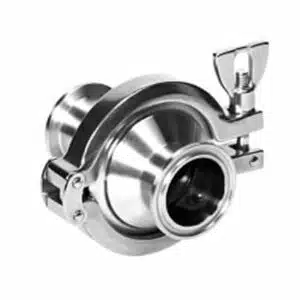 Check valve with clamp end
