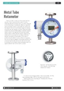 metal tube rotameter - alldismo co.,ltd.