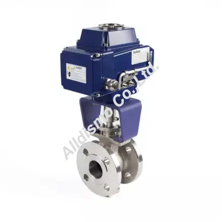 flowx - electric actuator v port ball valve - alldismo co.,ltd.