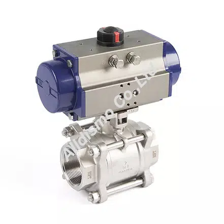 flowx pneumatic 3 piece ball valve - alldismo co.,ltd.