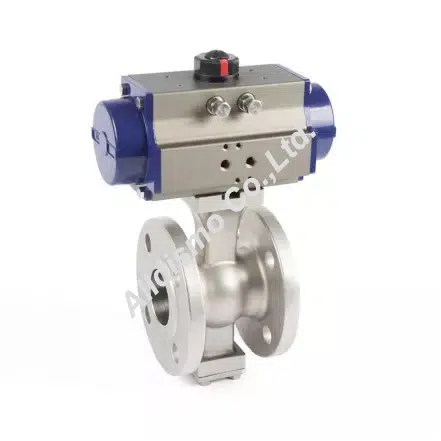 flowx pneumatic v port ball valve - alldismo co.,ltd.