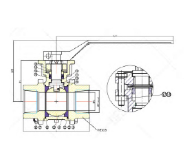 FlowX - Hand Lever 3-Piece Thread Ball Valve