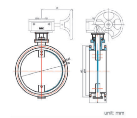 Manual Ventilation Butterfly Valve