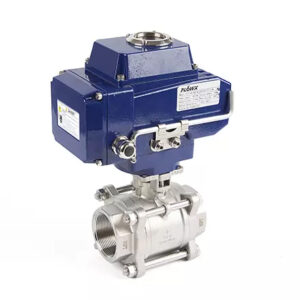 Electric Actuator 3-Piece Thread Ball Valve