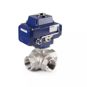 Electric Actuator 3-Way Thread Ball Valve