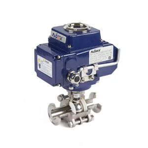 Electric Actuator Tri Clamp Ball Valve