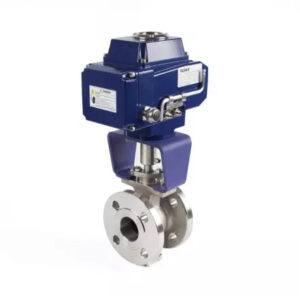 Electric Actuator V Port Ball Valve