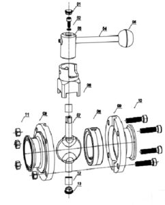 hygienic butterfly valve 3a 5 alldismo coltd alldismo coltd