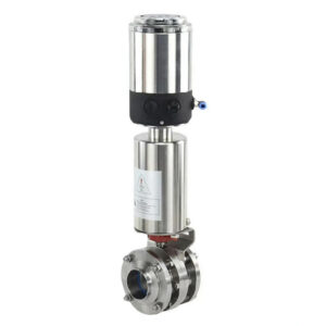 Sanitary Pneumatic Double-Flanged Butterfly Valve