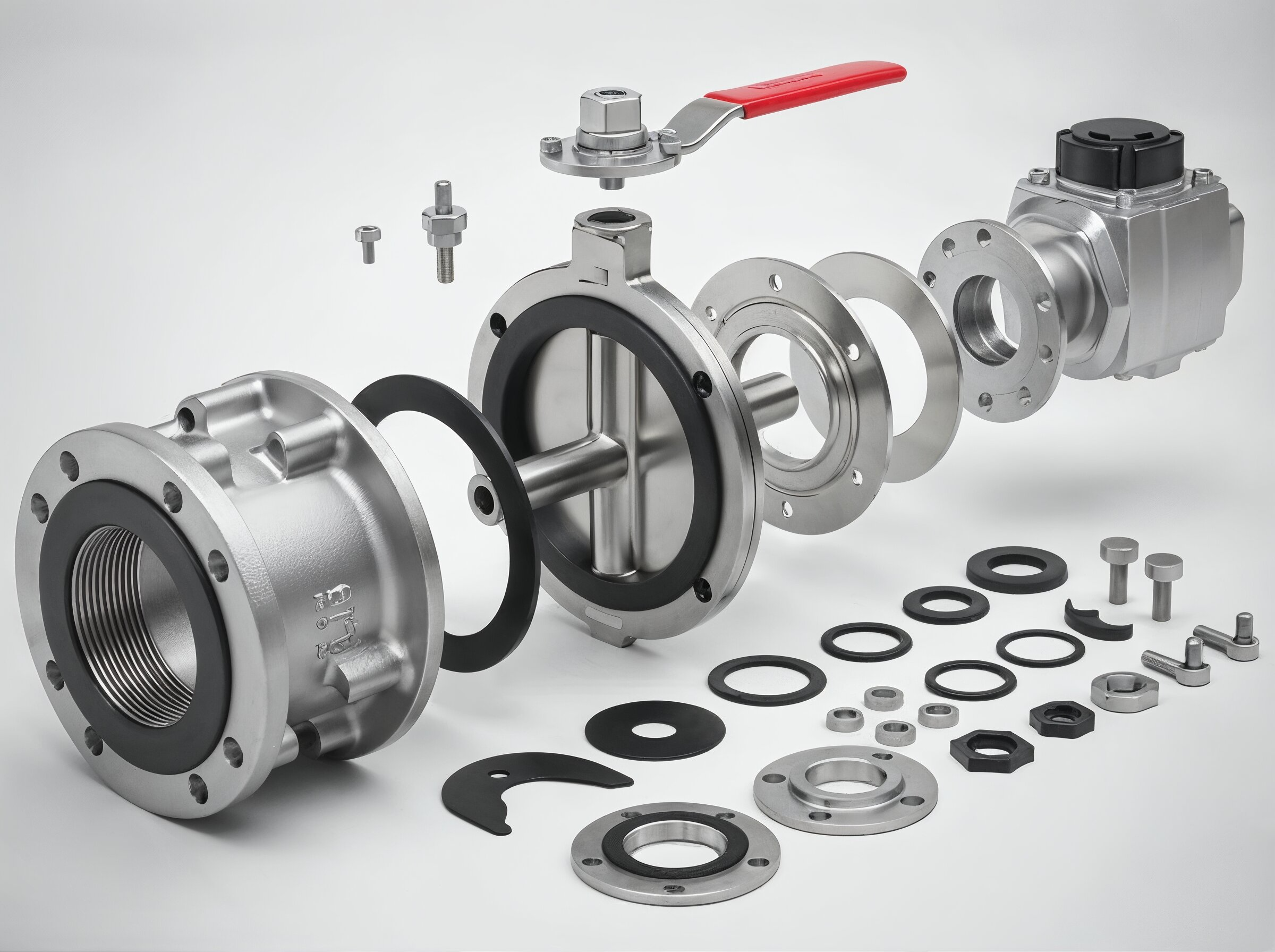 What Are the Key Parts of a Butterfly Valve and How Do They Work?